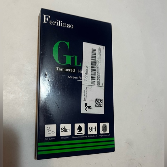 NWT Ferilinso 3 Pack Tempered Glass Screen Protector - Picture 1 of 3